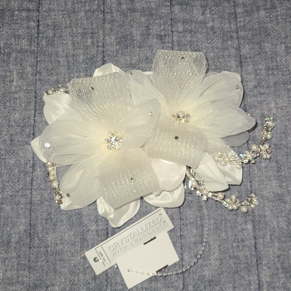 Swarovski Crystal Bridal hair piece comb